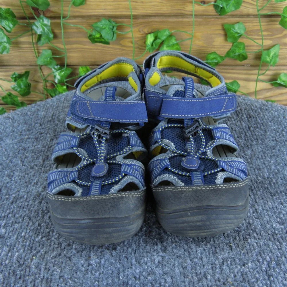 Sonoma Fisherman  Boys Y 4 Medium Sandal Blue Synthetic Drawstring‎
